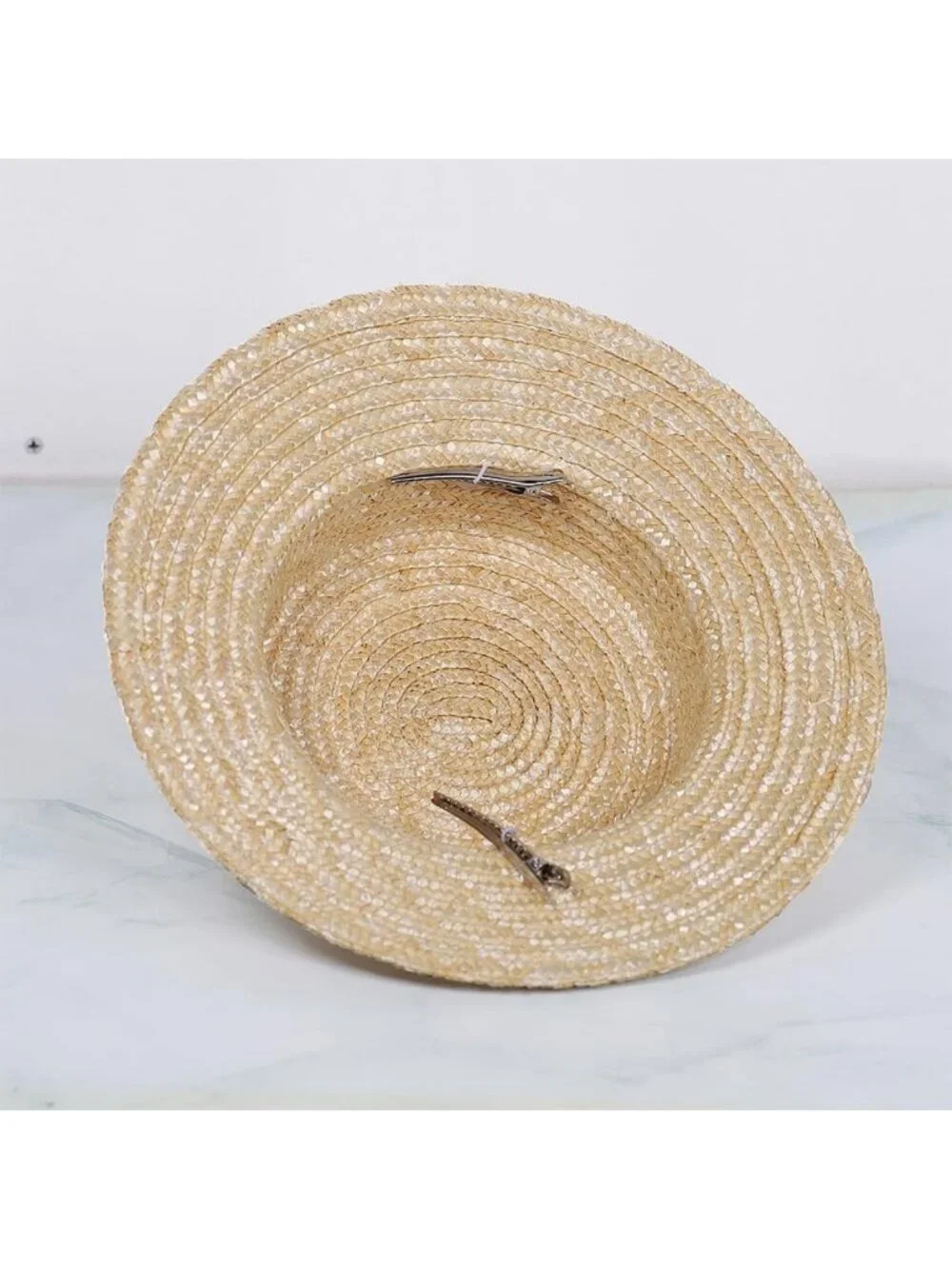 Stylish Women’s Bowknot Straw Hat - Summer Fedora, Beach Sun Hat, Boater